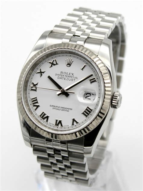 rolex datejust m126234-0051|rolex 116234 white dial.